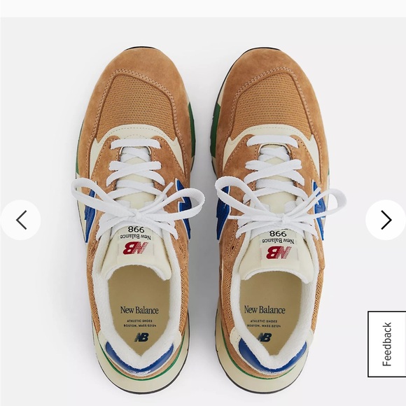 New Balance 998 Teddy Santis Orange/Royal rare great condition 8.5 men 10 women - Picture 3 of 10